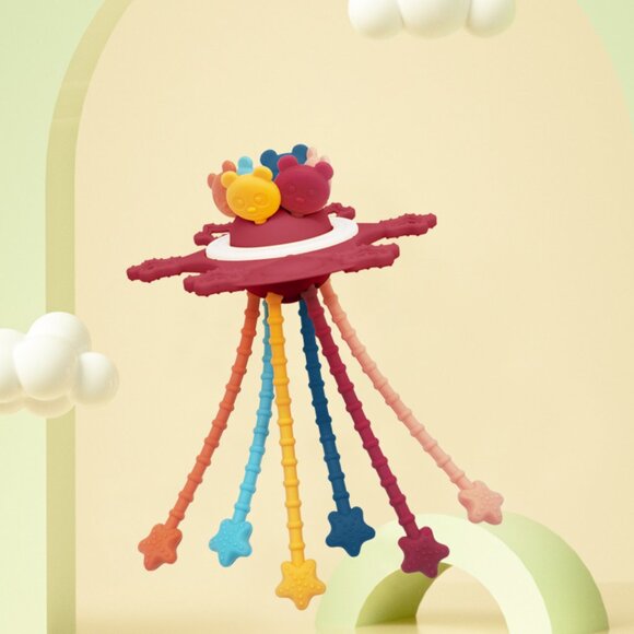 Montessori Pull String Sensory Toy for 6-12-18 Months Babies Teething Toys(1 Set - Picture 10 of 13